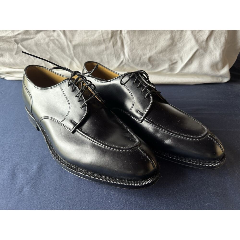 Johnston and Murphy Split Toe Oxford Dress Shoes 10b Narrow